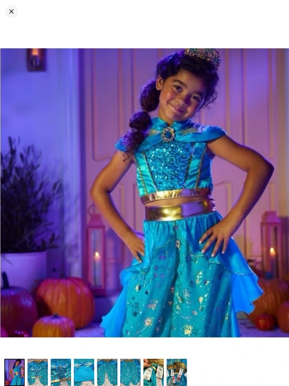 Disney princess jasmine costume